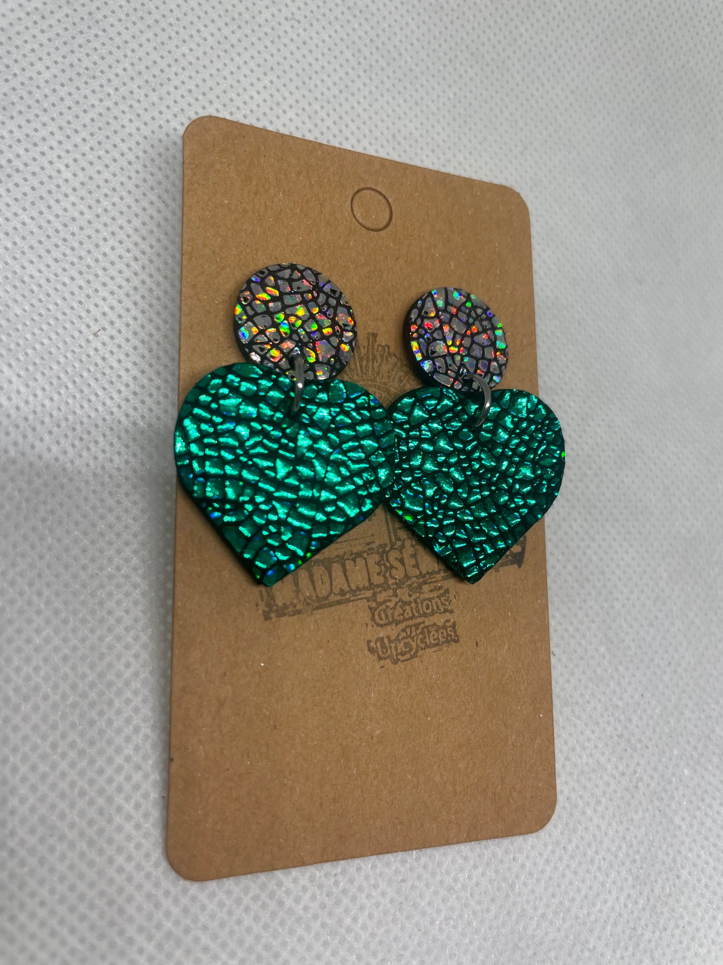 Mila argent emeraude