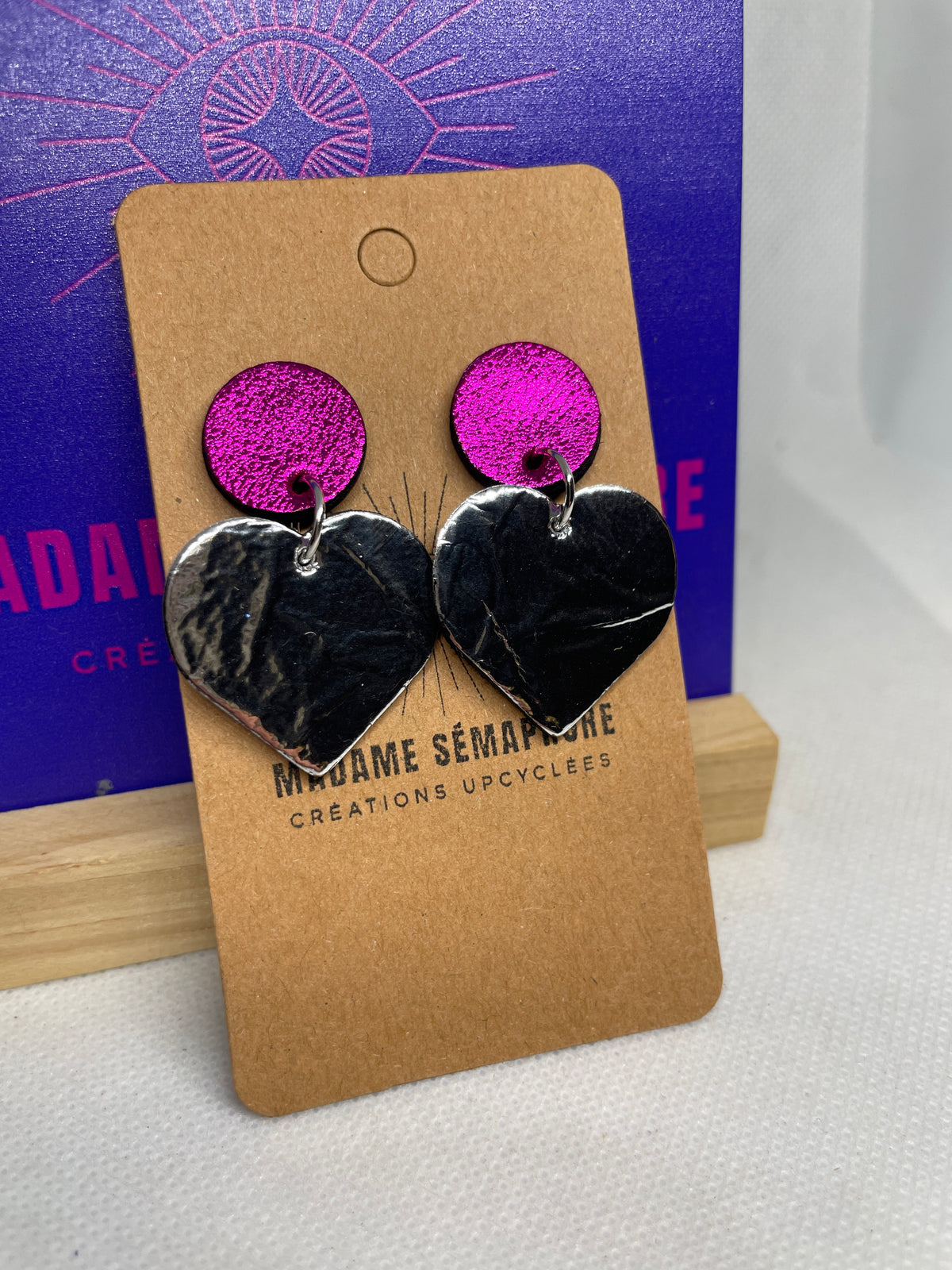 Mila fushia argent