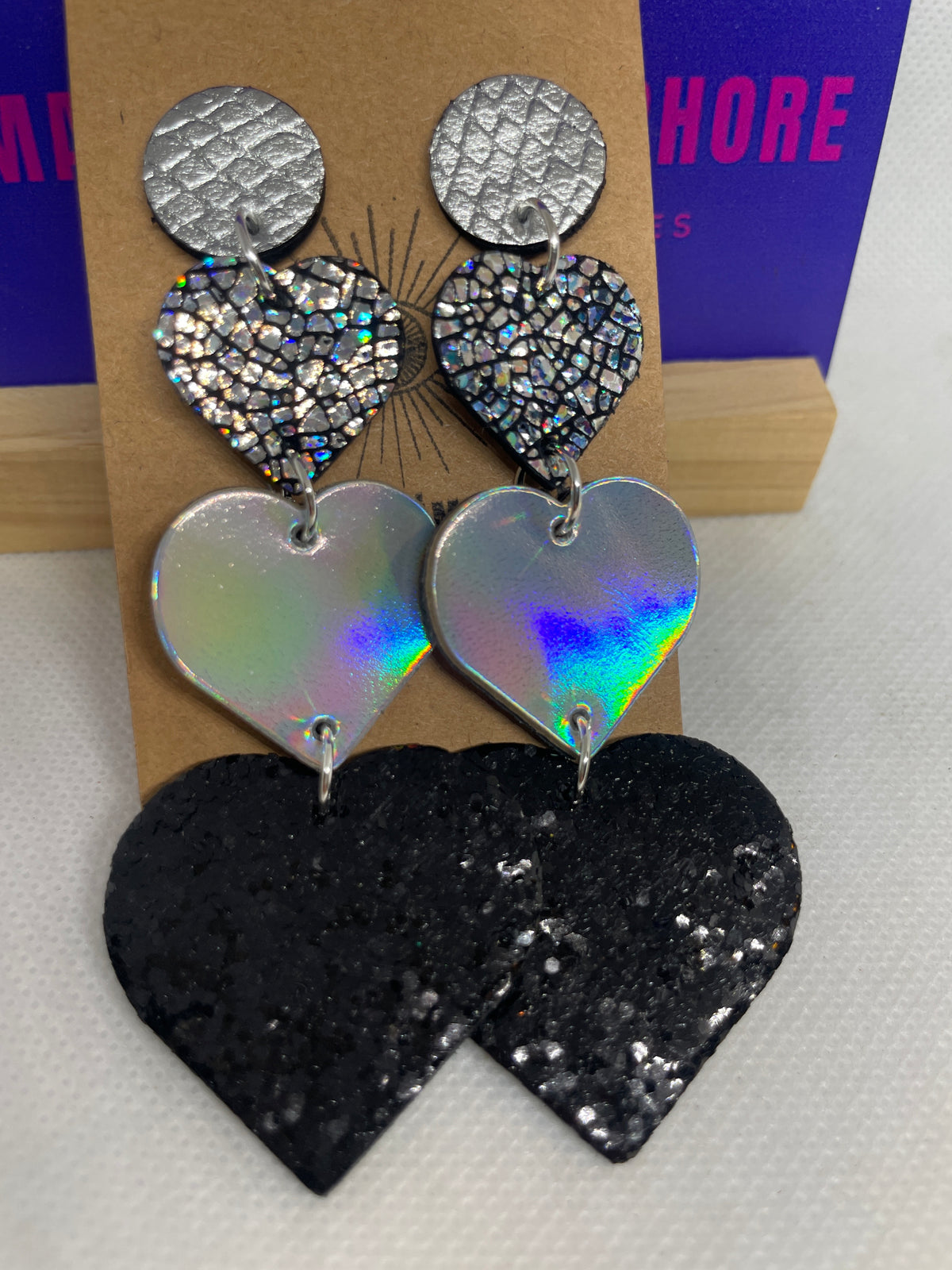 Bianca black argent holo