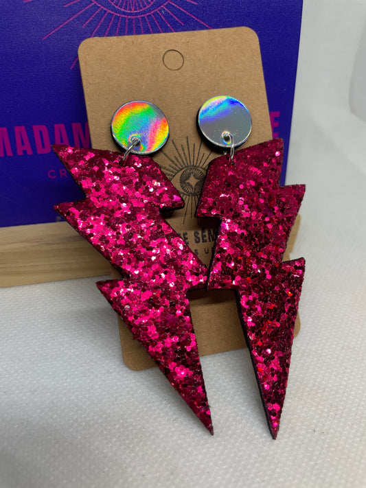 Crush paillettes rose rouge