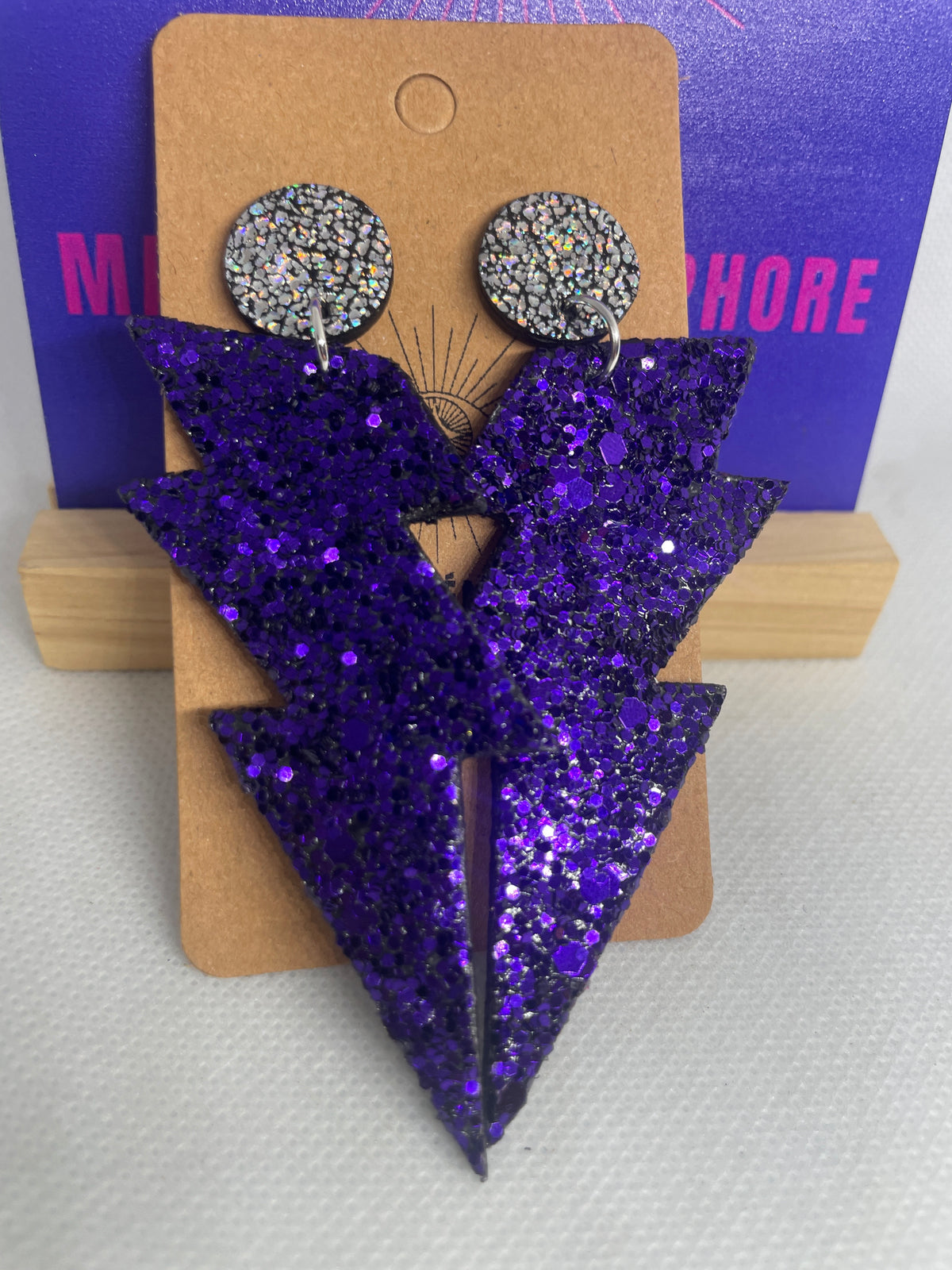 Crush paillettes violettes