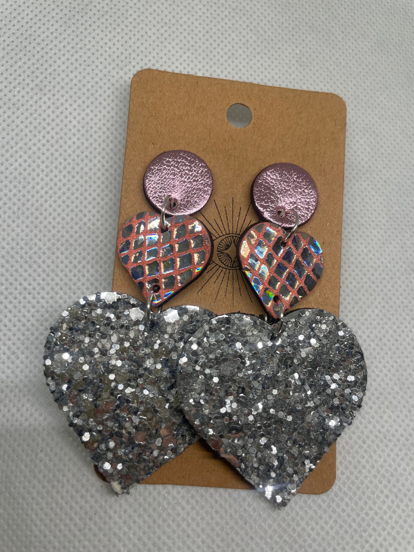 Maresha argent et rose tendre