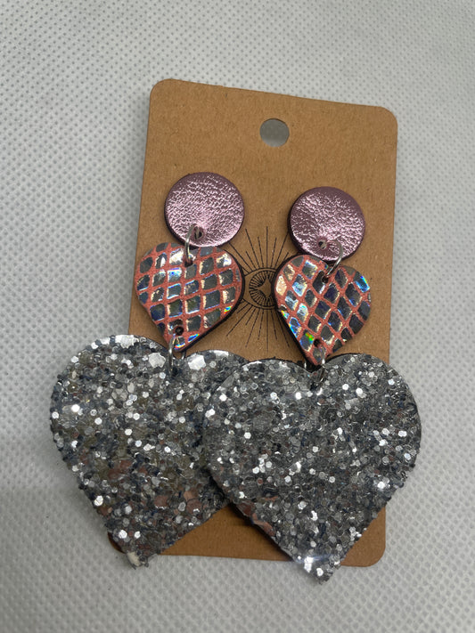 Maresha argent et rose tendre
