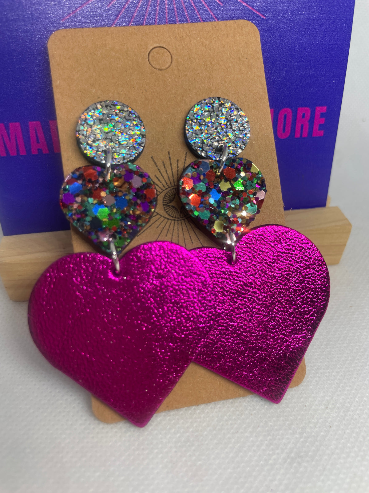 Maresha paillettes multico fushia